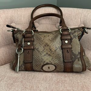 Fossil Snakeskin Look Purse